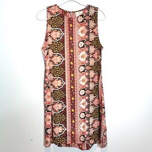 Perry Walker Collective Paisley Silk Sheath Dress Size Medium